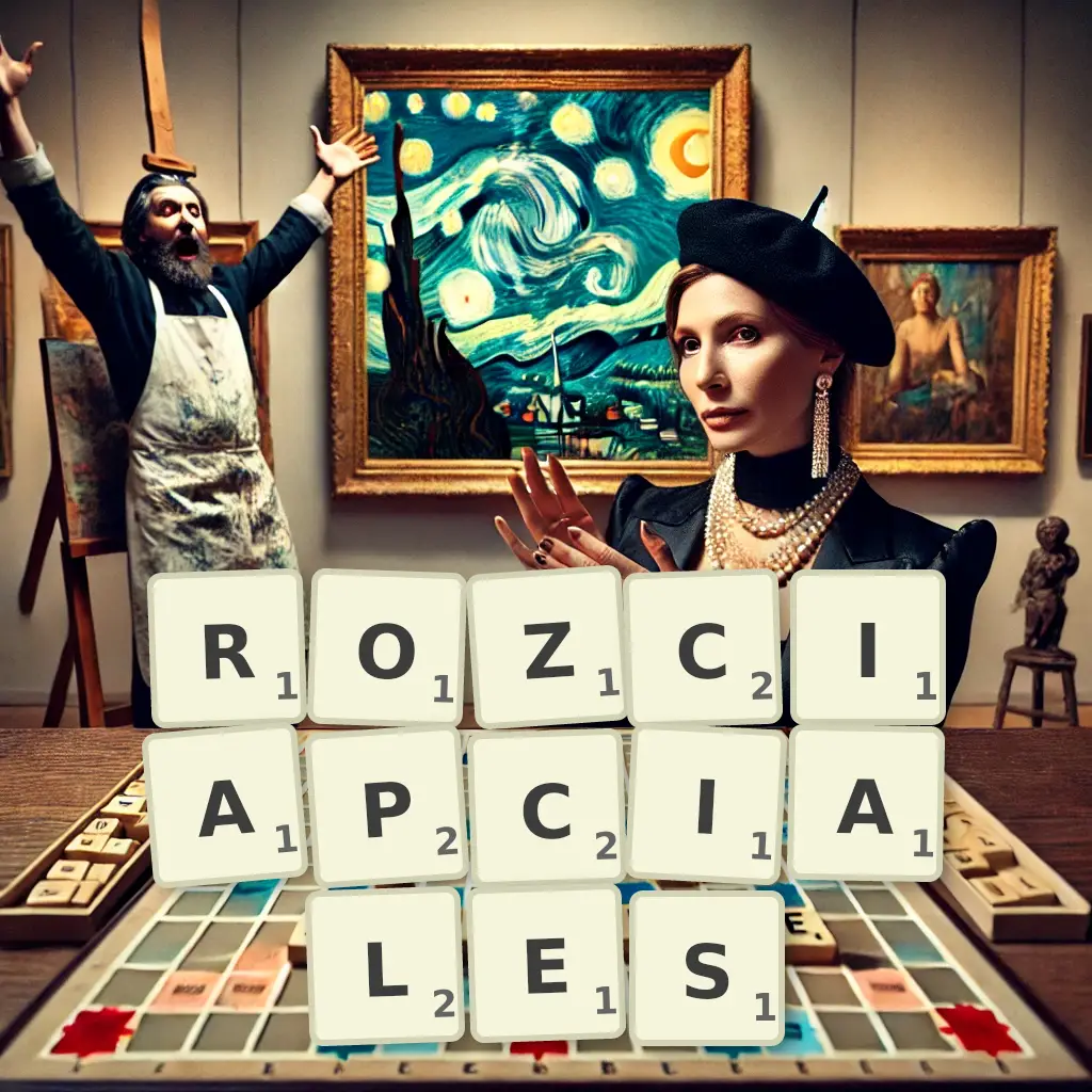 Słowa z liter ROZCIAPCIAŁEŚ