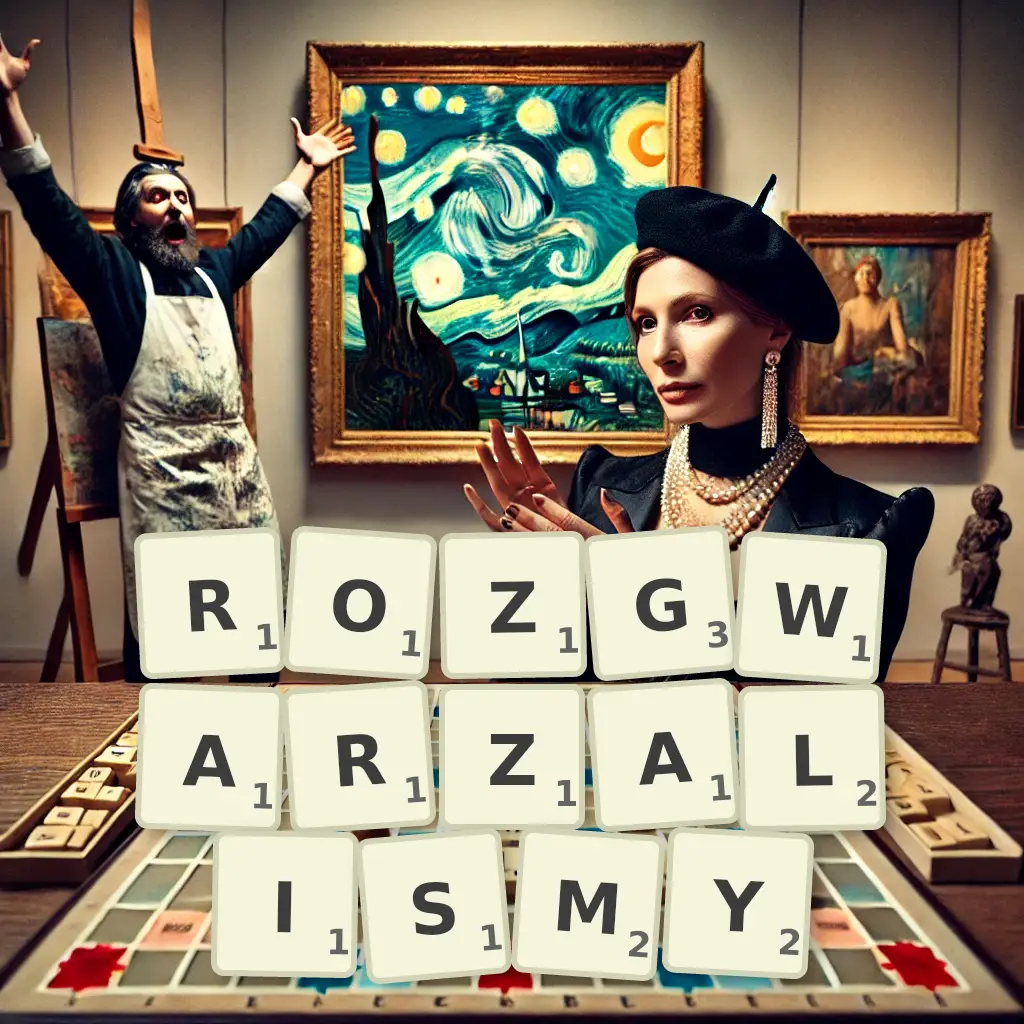 Słowa z liter ROZGWARZALIŚMY