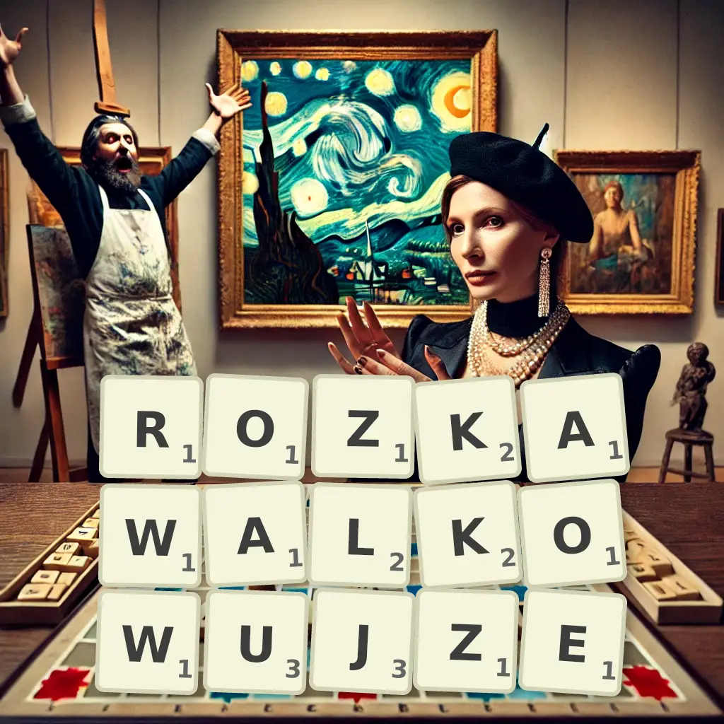 Słowa z liter ROZKAWAŁKOWUJŻE