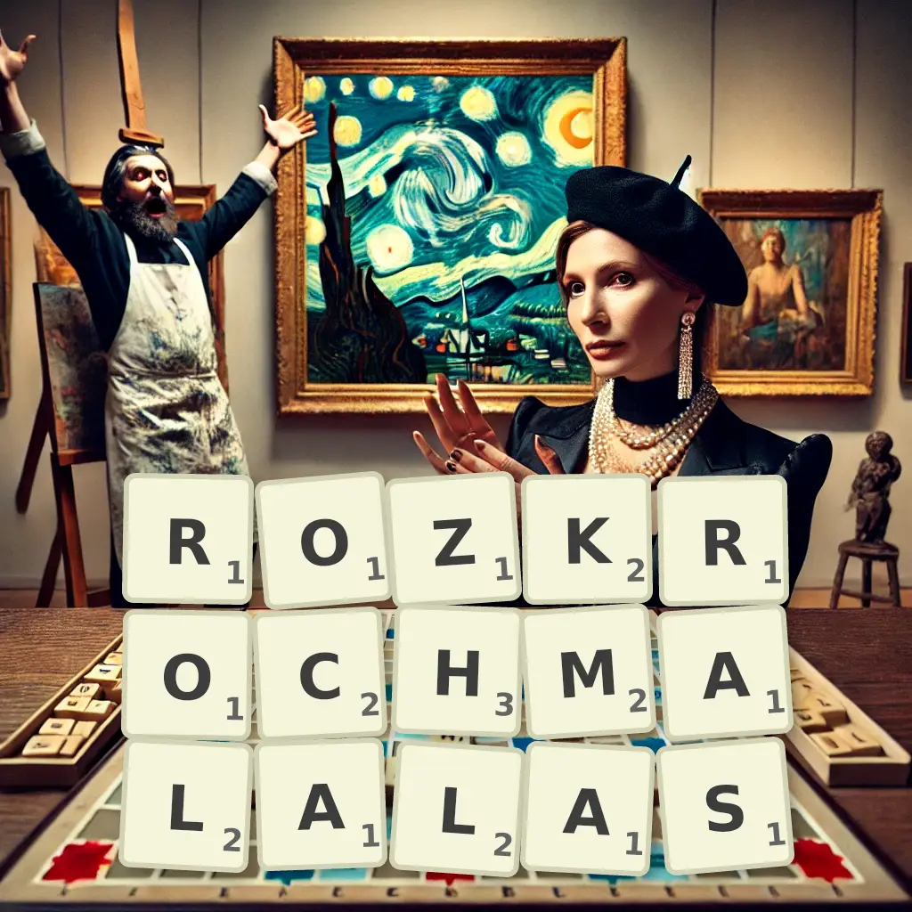 Słowa z liter ROZKROCHMALAŁAŚ