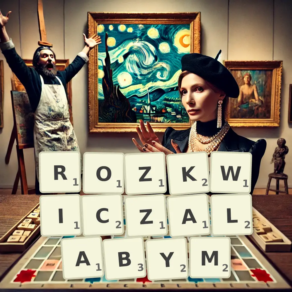 Słowa z liter ROZKWICZAŁABYM