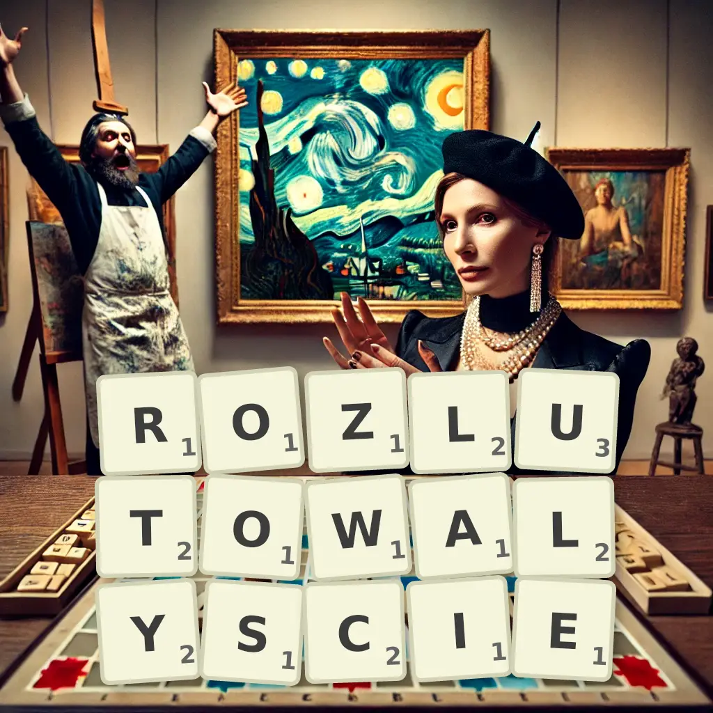 Słowa z liter ROZLUTOWAŁYŚCIE