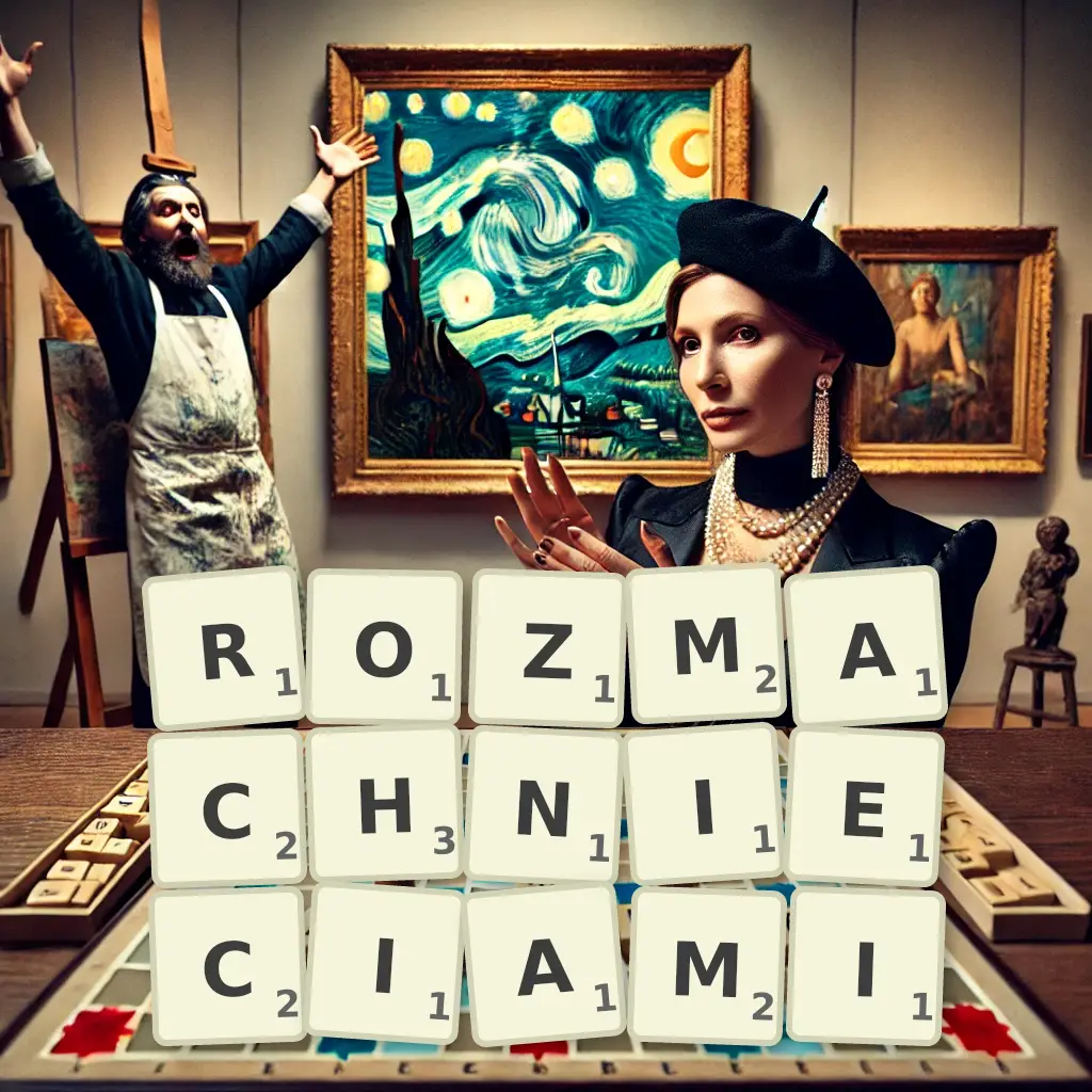 Słowa z liter ROZMACHNIĘCIAMI