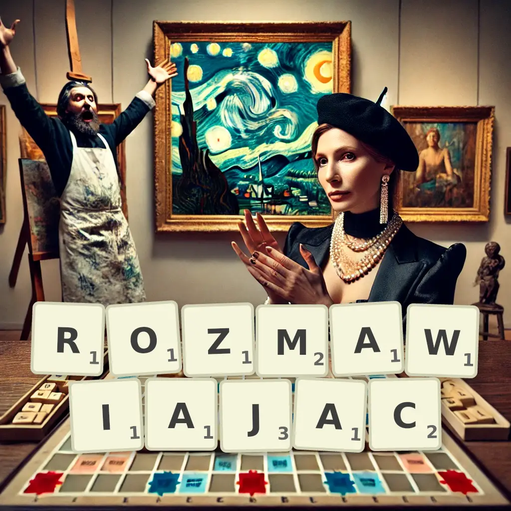 Słowa z liter ROZMAWIAJĄC