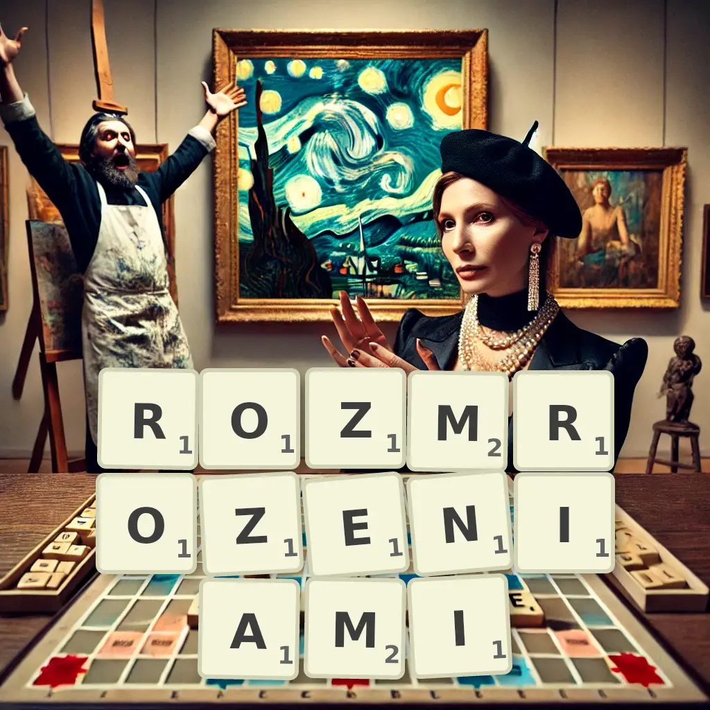 Słowa z liter ROZMROŻENIAMI