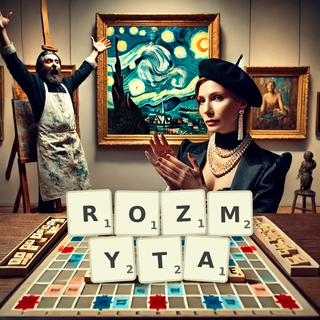 Słowa z liter ROZMYTA
