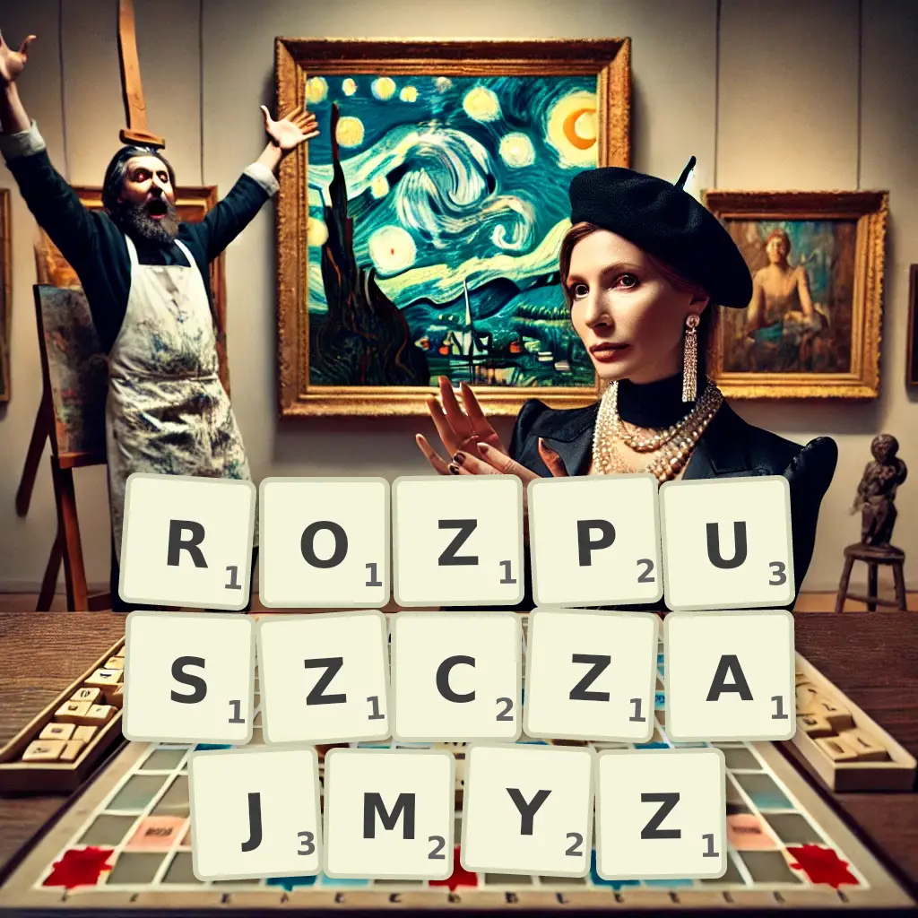 Lista słów z liter ROZPUSZCZAJMYŻ Słowa z liter ROZPUSZCZAJMYŻ