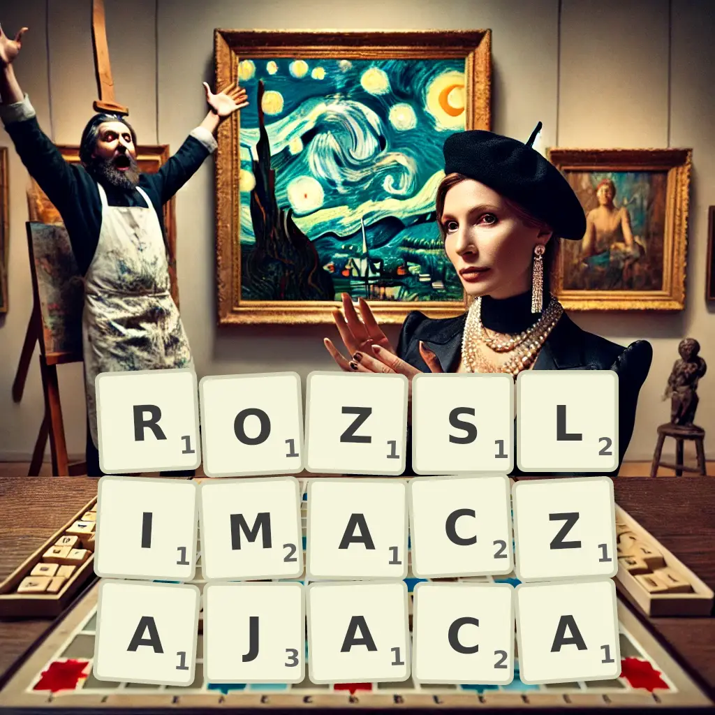 Słowa z liter ROZŚLIMACZAJĄCĄ