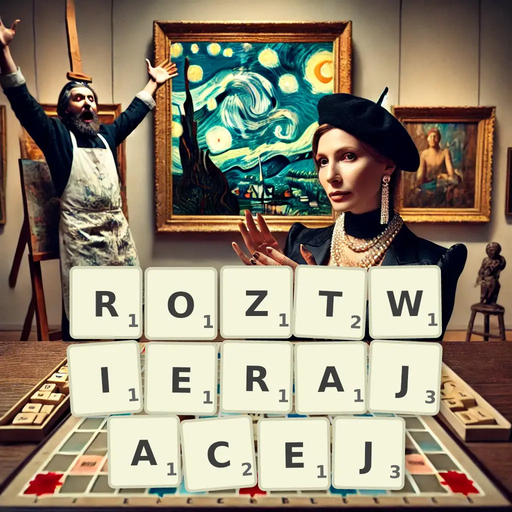 Słowa z liter ROZTWIERAJĄCEJ
