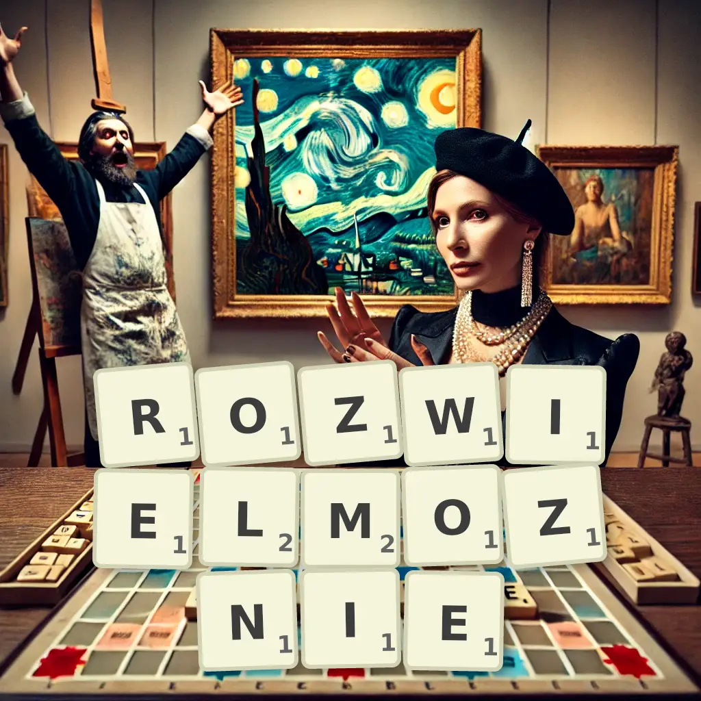 Słowa z liter ROZWIELMOŻNIĘ