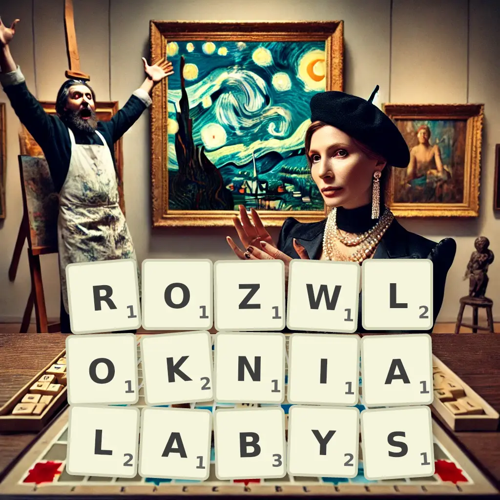 Słowa z liter ROZWŁÓKNIAŁABYŚ