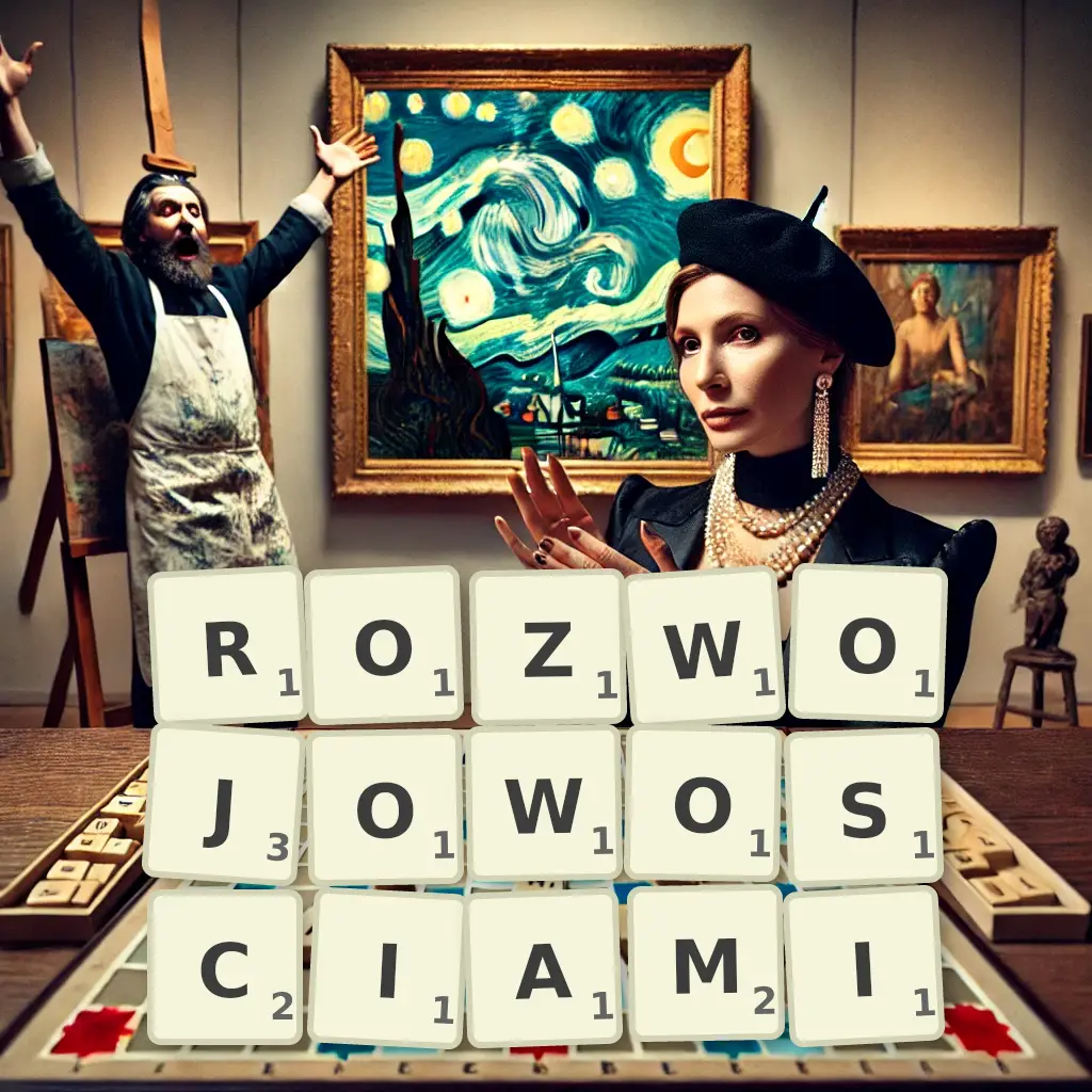 Słowa z liter ROZWOJOWOŚCIAMI