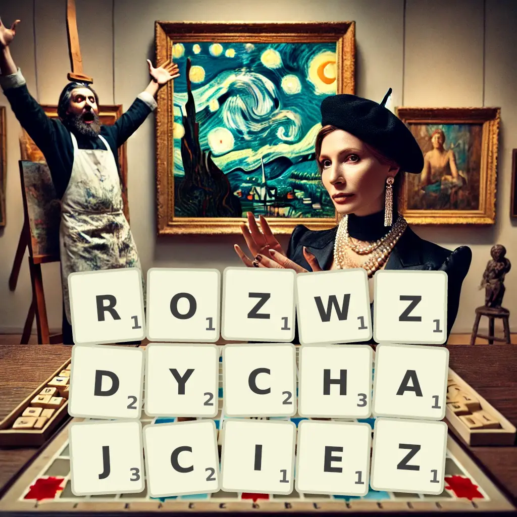Słowa z liter ROZWZDYCHAJCIEŻ