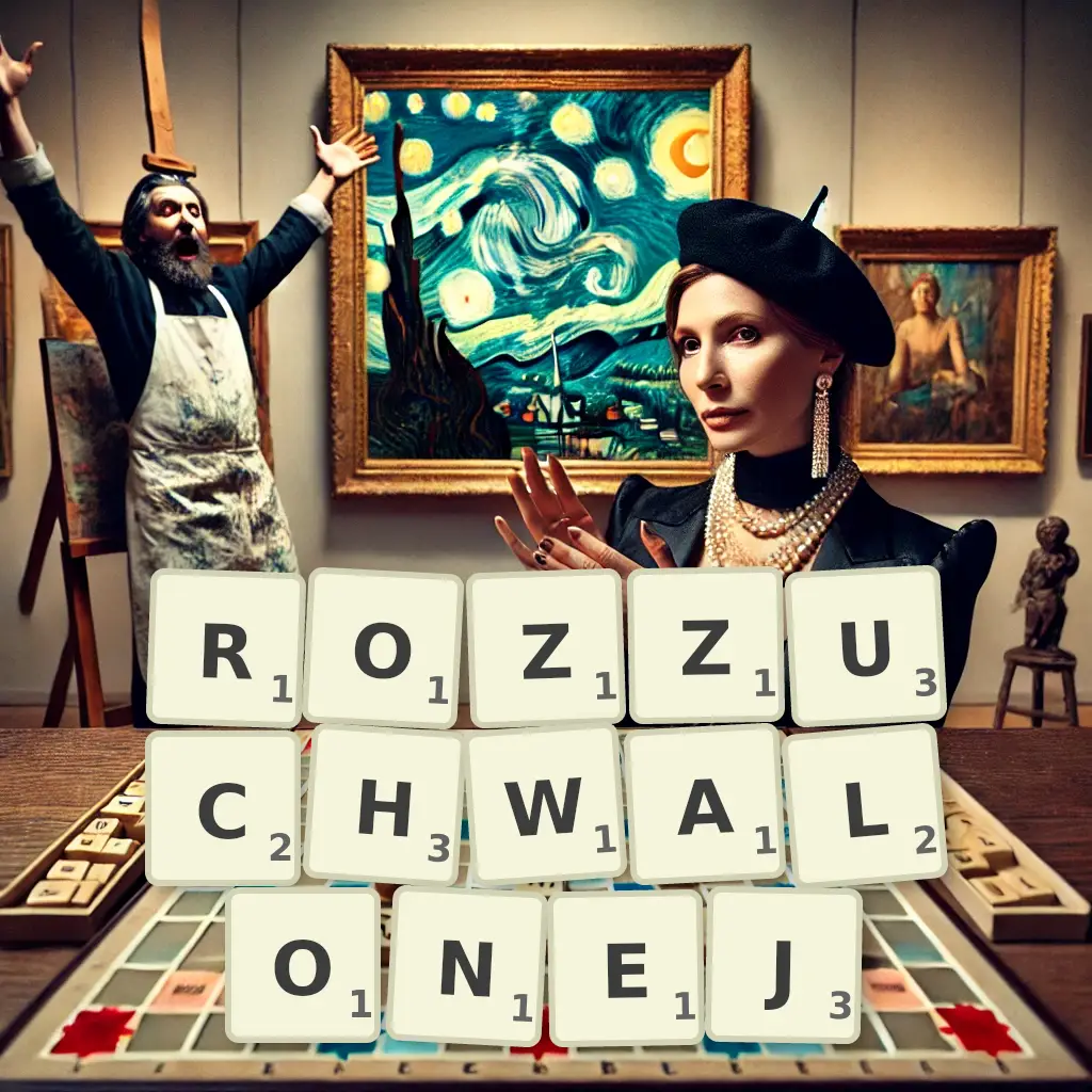 Słowa z liter ROZZUCHWALONEJ