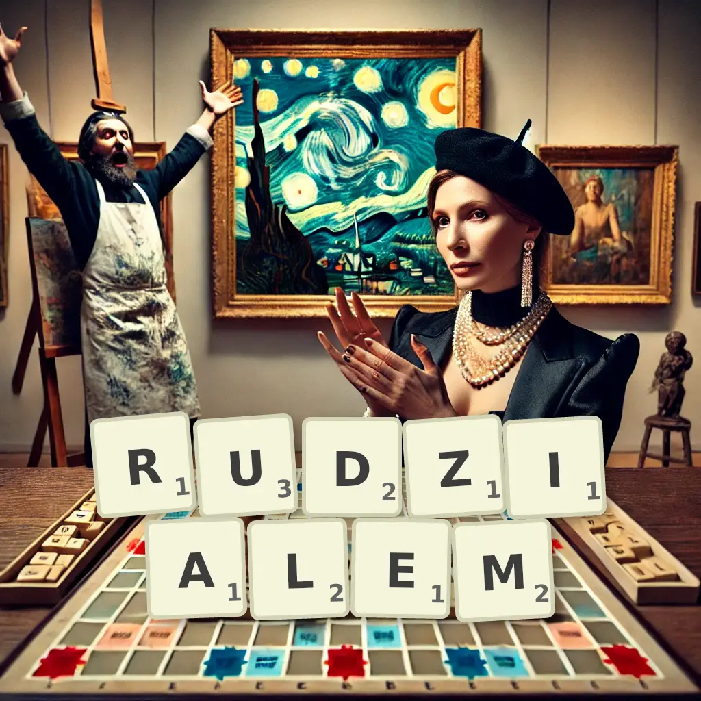 Słowa z liter RUDZIAŁEM