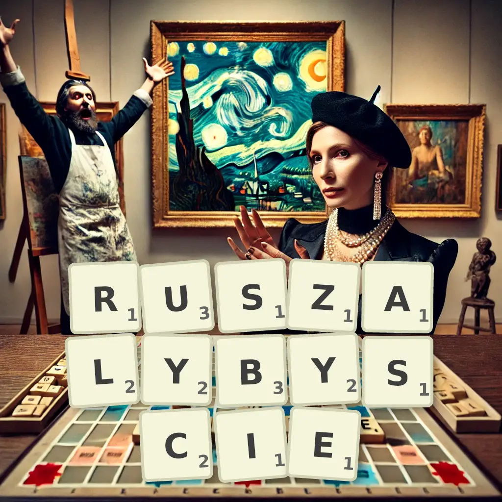 Słowa z liter RUSZAŁYBYŚCIE