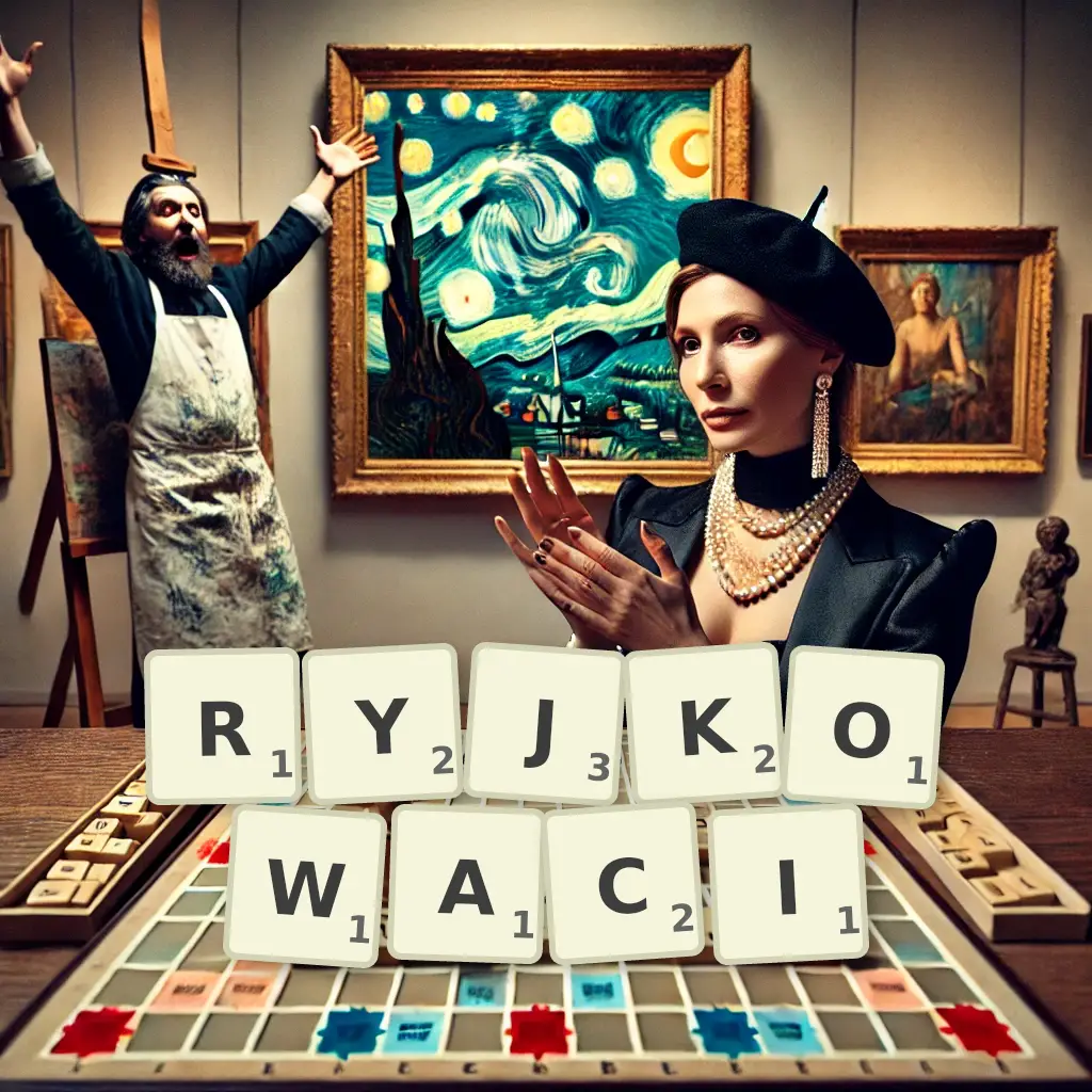 Słowa z liter RYJKOWACI