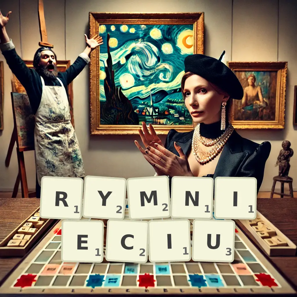 Słowa z liter RYMNIĘCIU