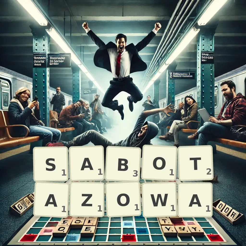Słowa z liter SABOTAŻOWĄ