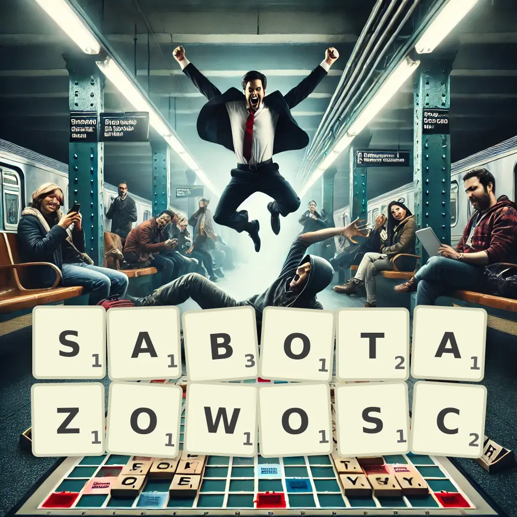 Słowa z liter SABOTAŻOWOŚĆ