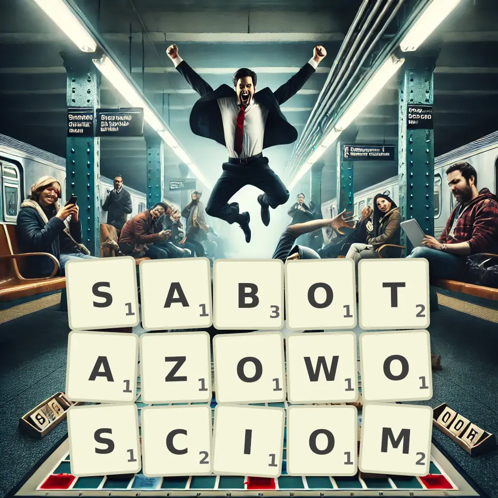Słowa z liter SABOTAŻOWOŚCIOM