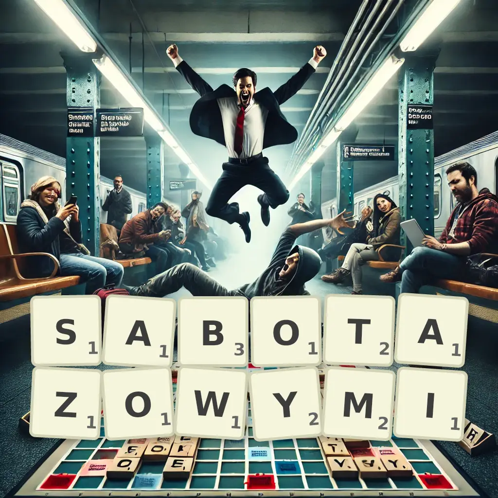 Słowa z liter SABOTAŻOWYMI