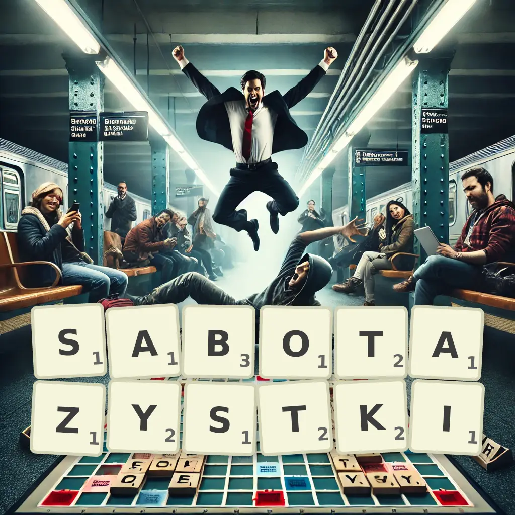 Słowa z liter SABOTAŻYSTKI