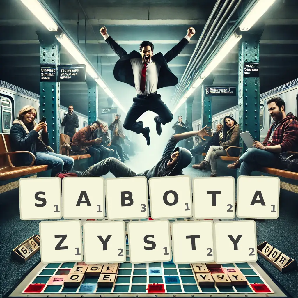 Lista słów z liter SABOTAŻYSTY Słowa z liter SABOTAŻYSTY