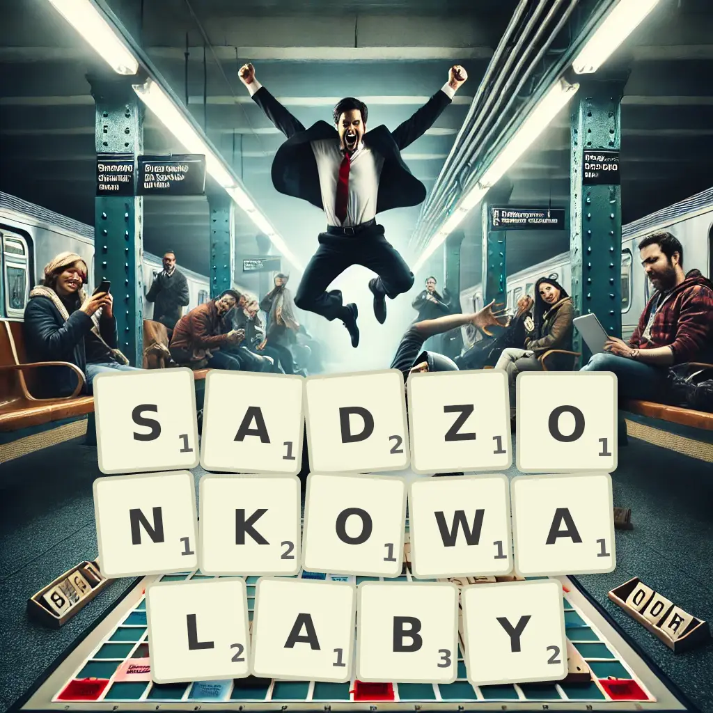 Słowa z liter SADZONKOWAŁABY