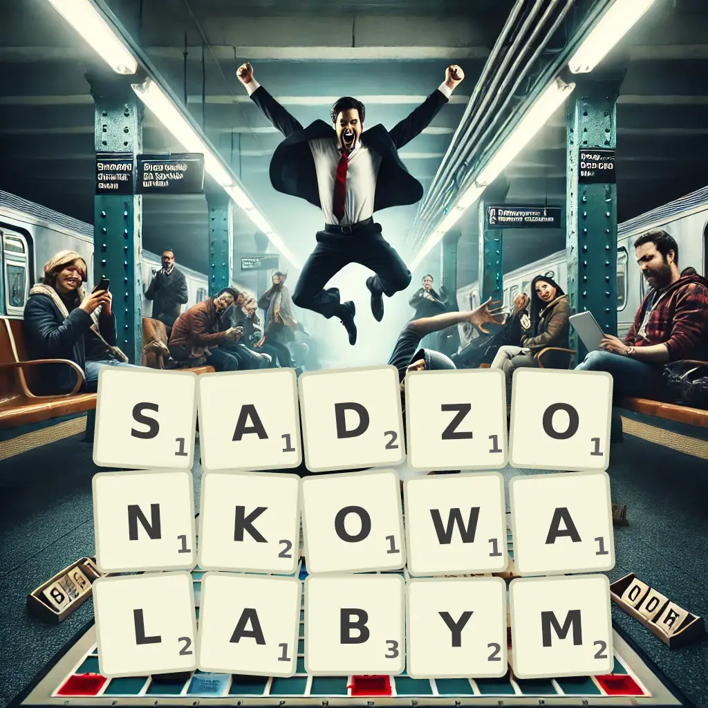 Słowa z liter SADZONKOWAŁABYM