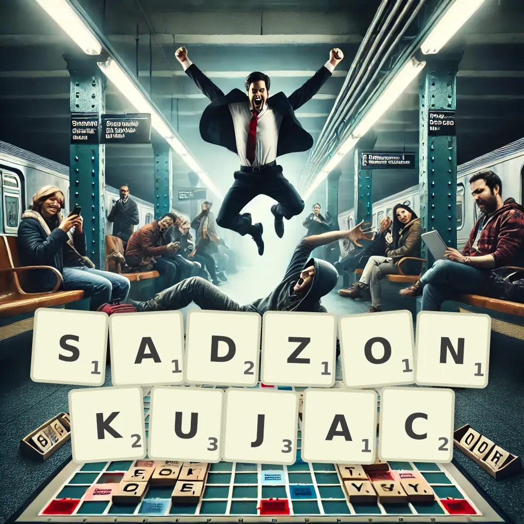 Słowa z liter SADZONKUJĄC