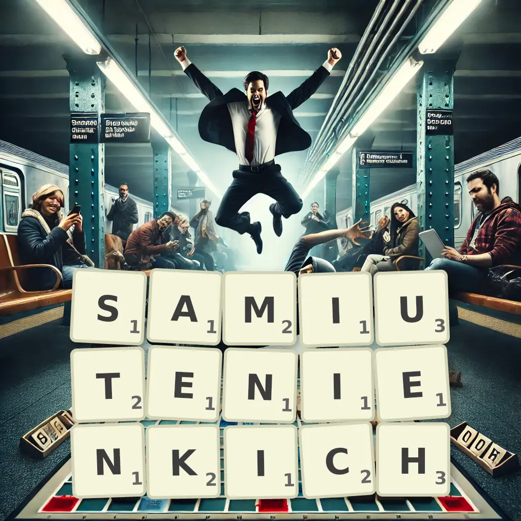 Słowa z liter SAMIUTENIEŃKICH