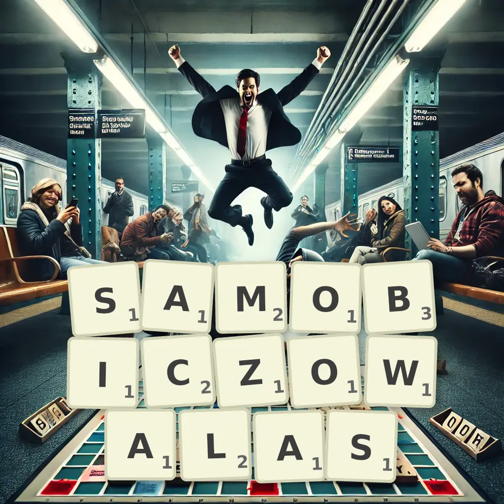 Słowa z liter SAMOBICZOWAŁAŚ
