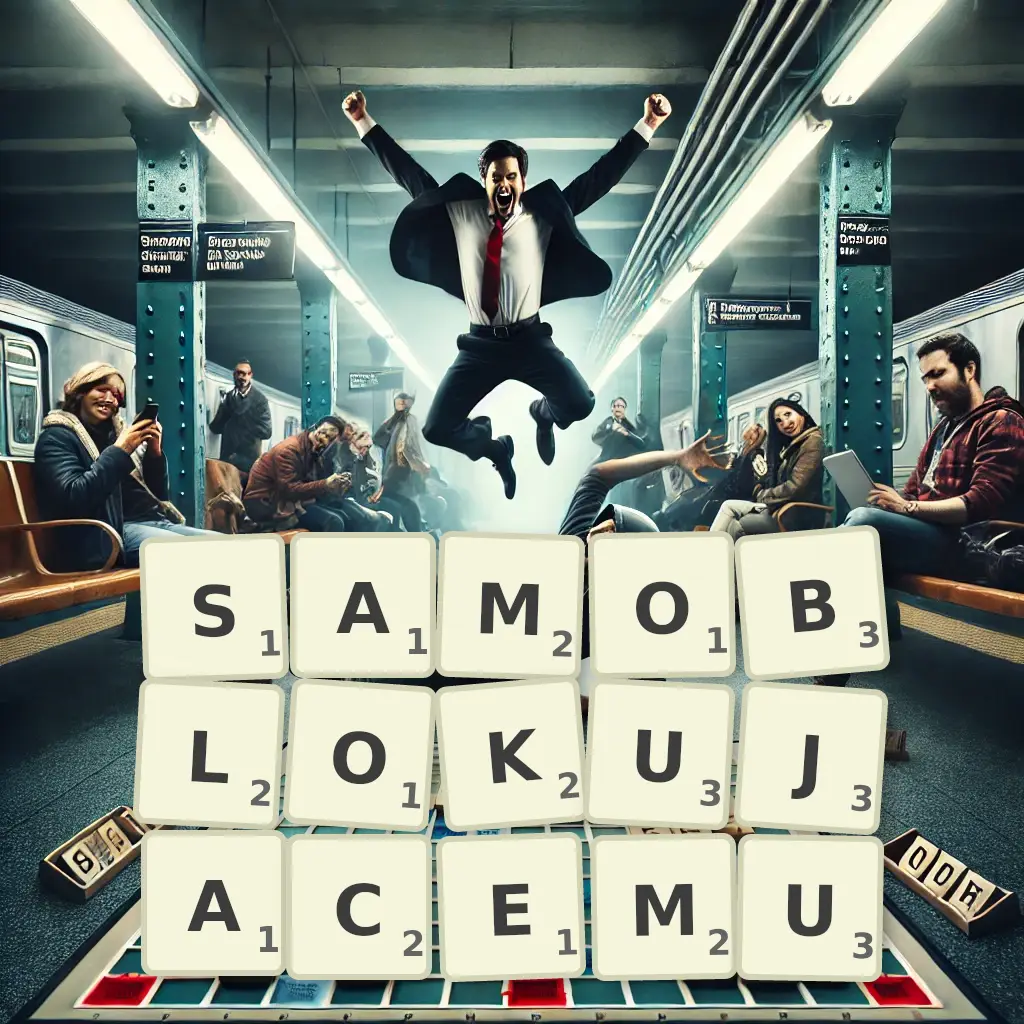 Słowa z liter SAMOBLOKUJĄCEMU