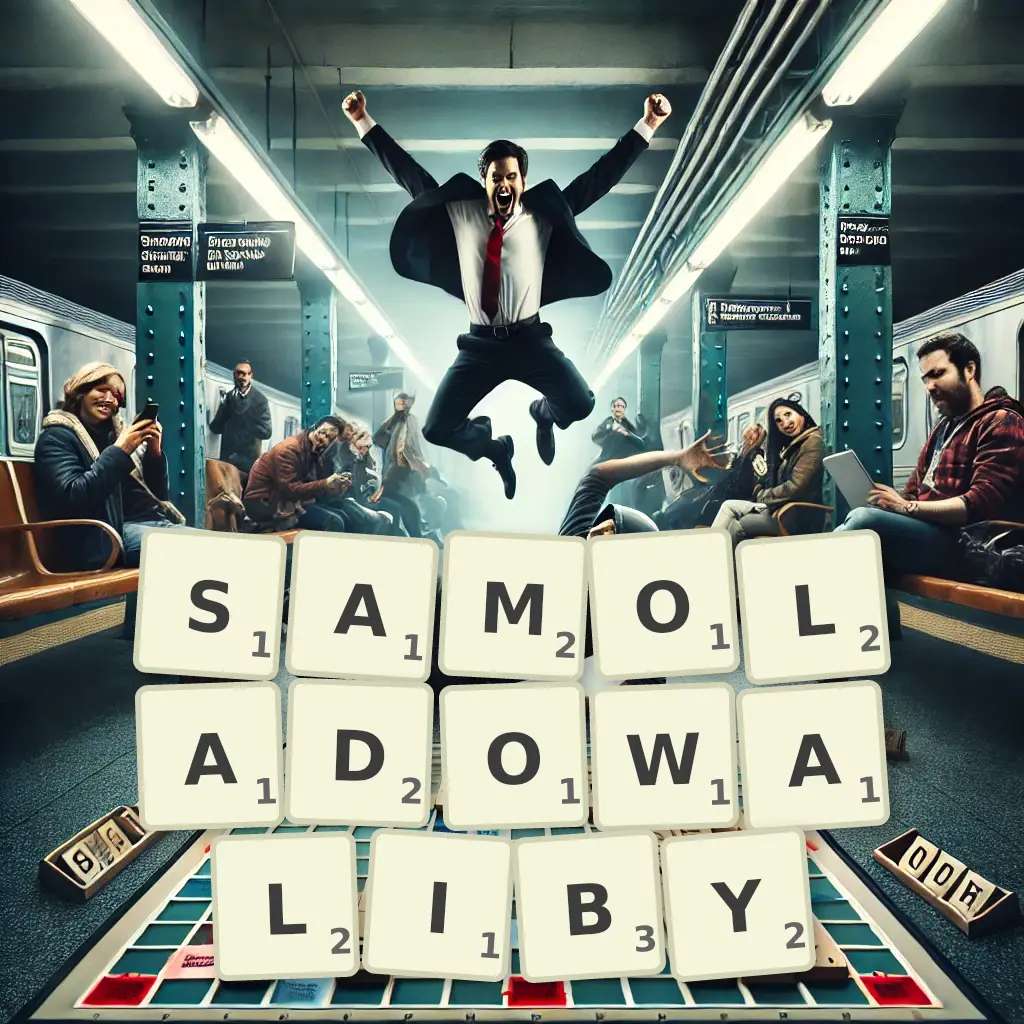 Słowa z liter SAMOŁADOWALIBY