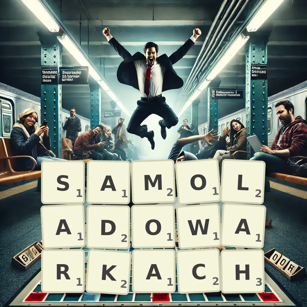 Słowa z liter SAMOŁADOWARKACH