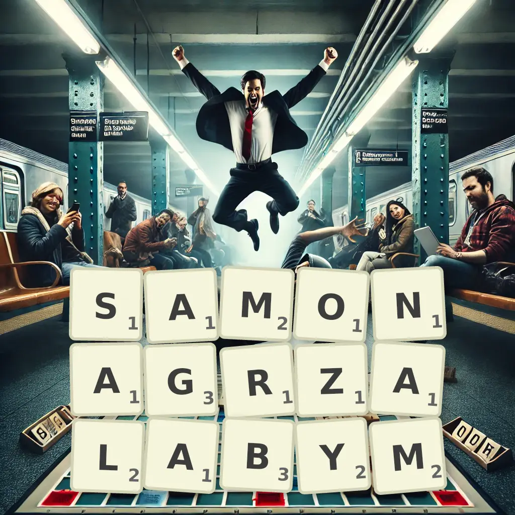 Słowa z liter SAMONAGRZAŁABYM