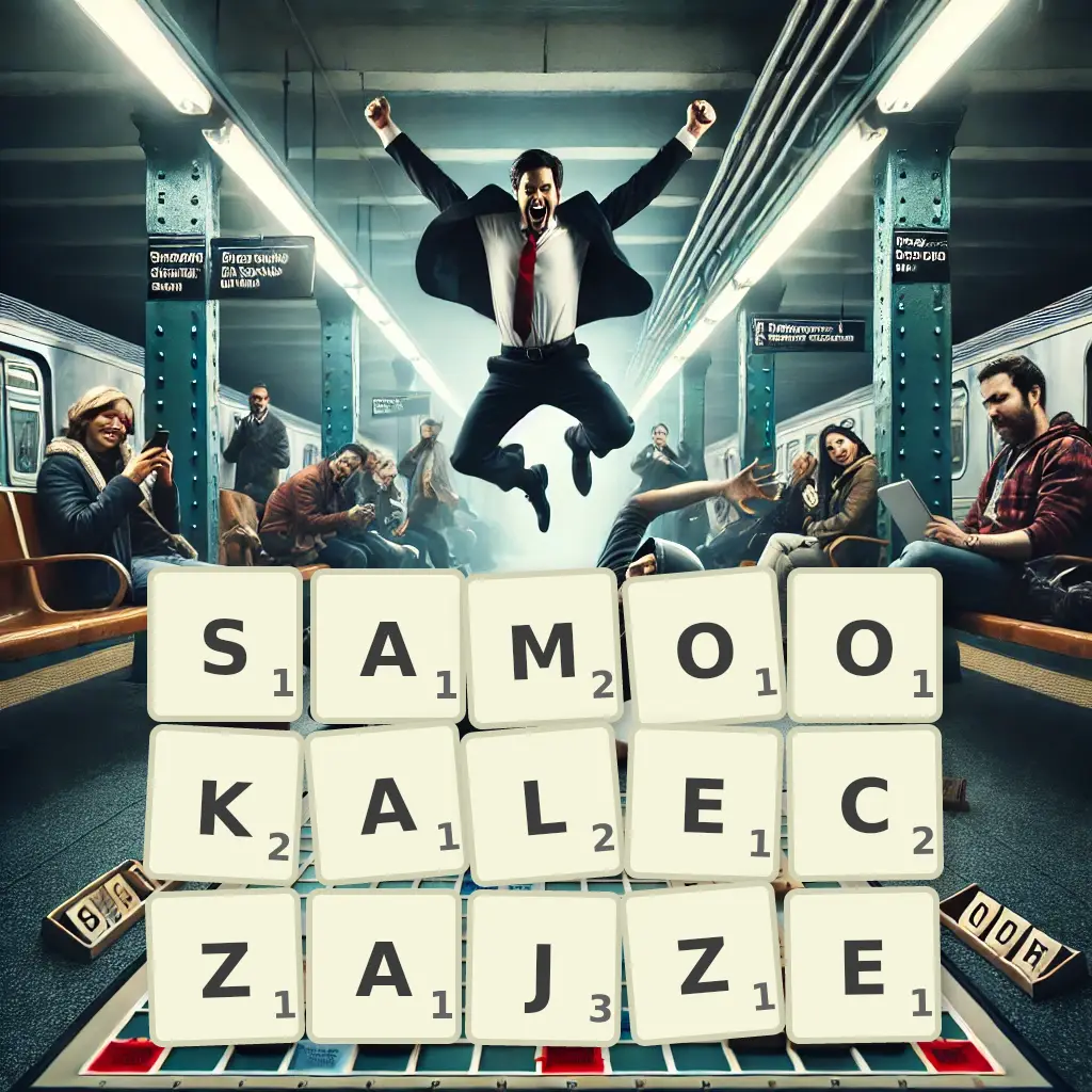 Słowa z liter SAMOOKALECZAJŻE