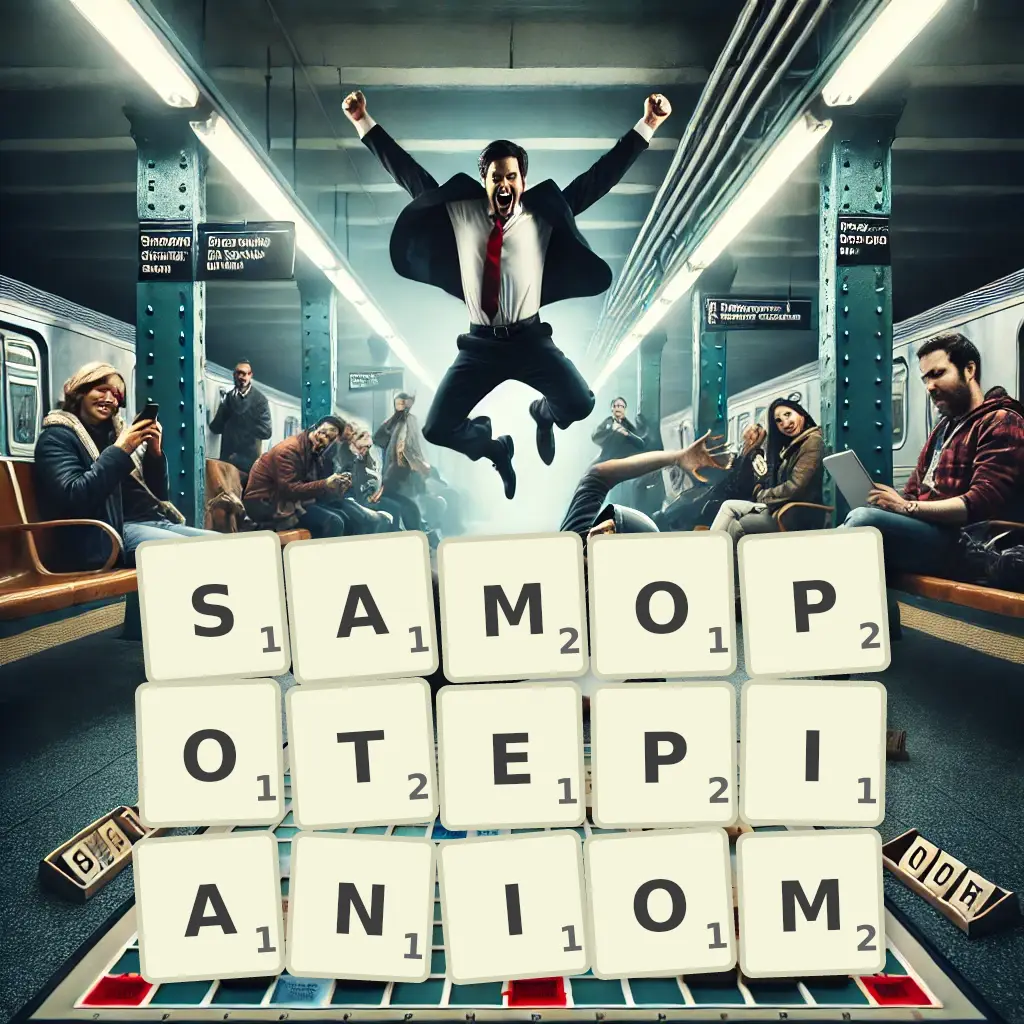 Słowa z liter SAMOPOTĘPIANIOM