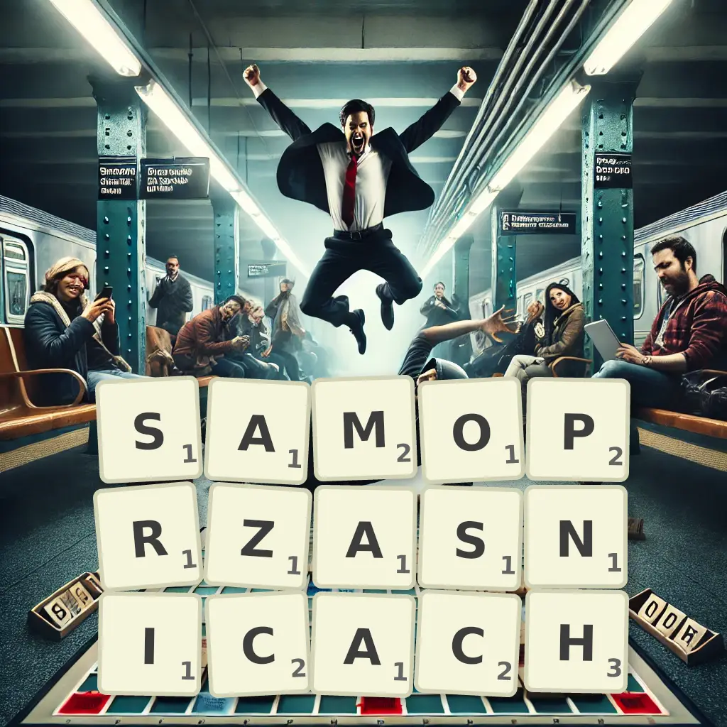 Słowa z liter SAMOPRZĄŚNICACH