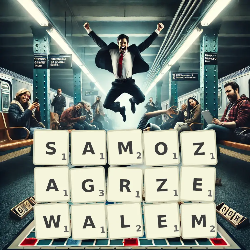 Słowa z liter SAMOZAGRZEWAŁEM