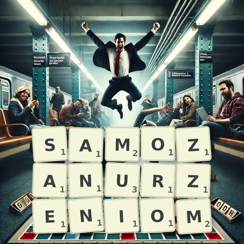 Słowa z liter SAMOZANURZENIOM