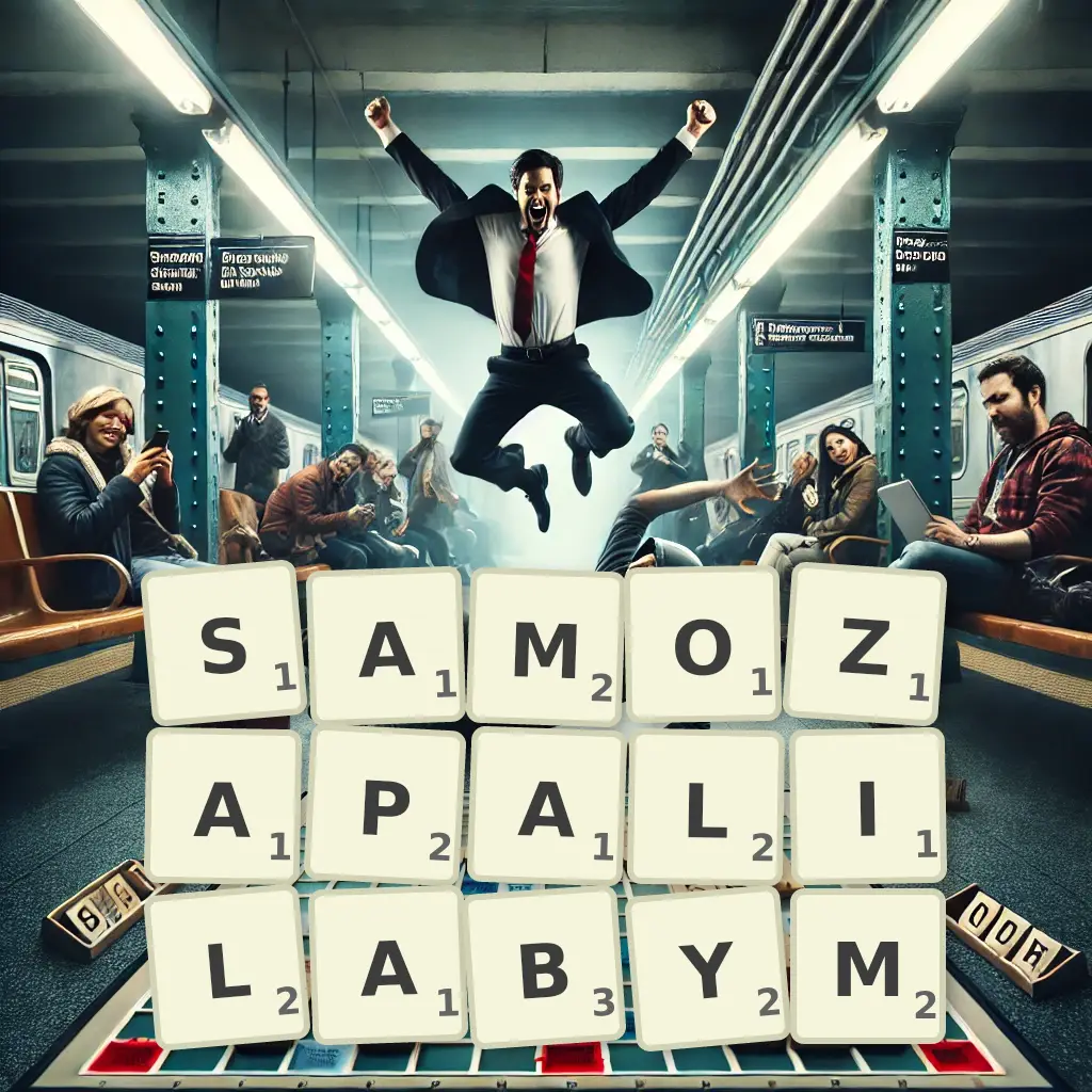 Słowa z liter SAMOZAPALIŁABYM