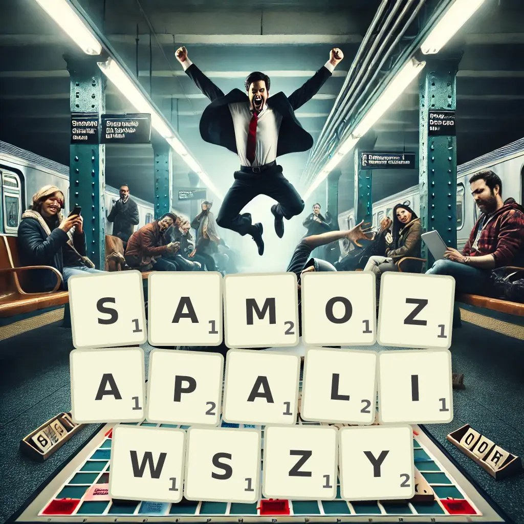 Słowa z liter SAMOZAPALIWSZY