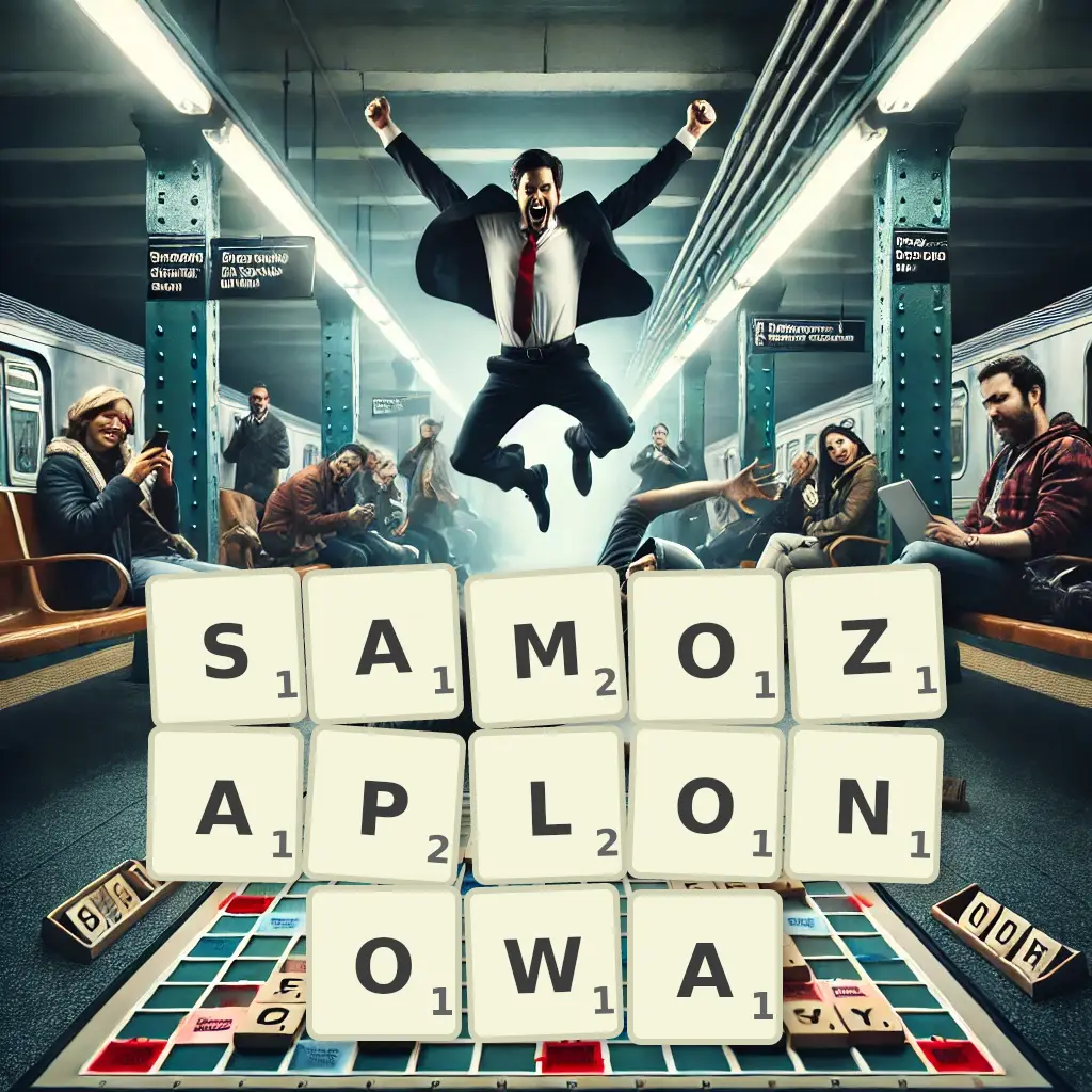 Słowa z liter SAMOZAPŁONOWĄ