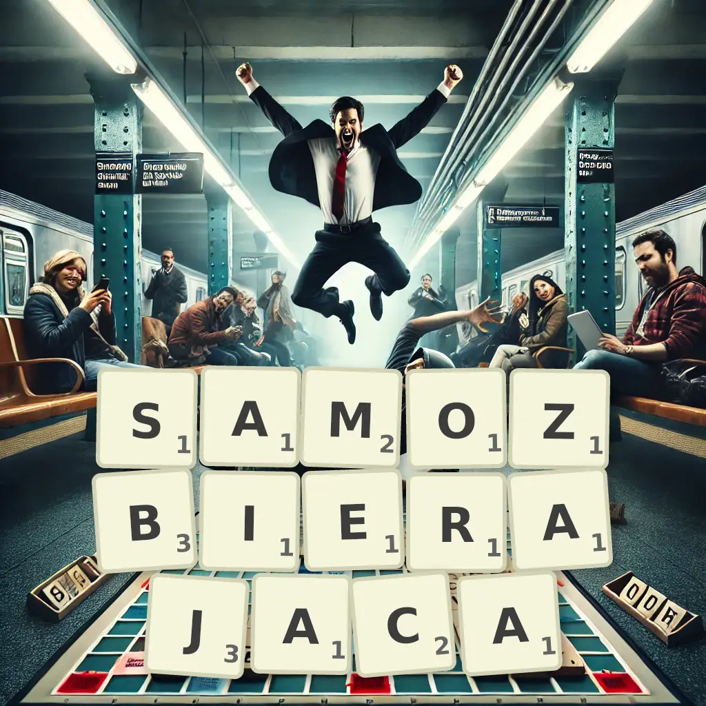 Słowa z liter SAMOZBIERAJĄCĄ