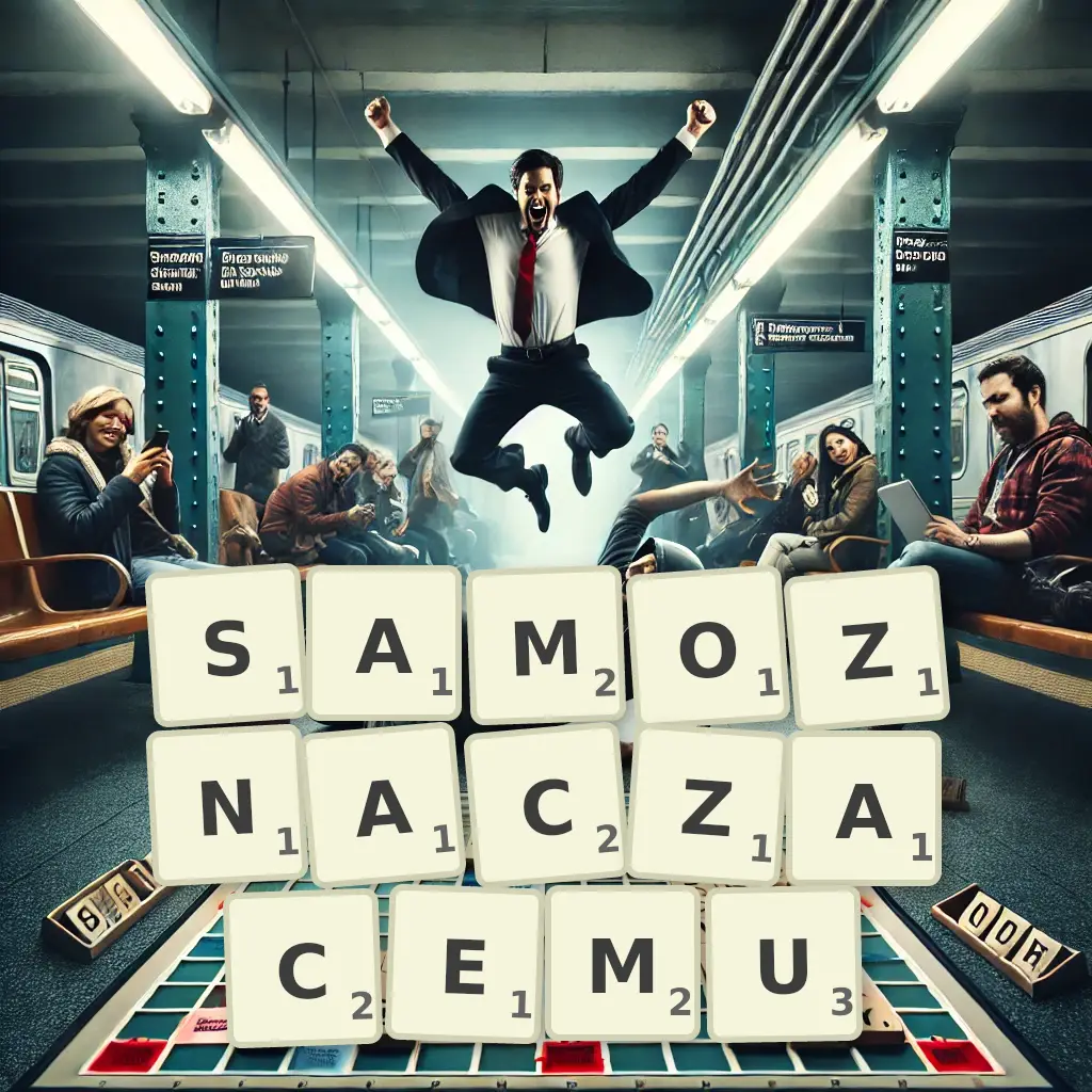 Słowa z liter SAMOZNACZĄCEMU