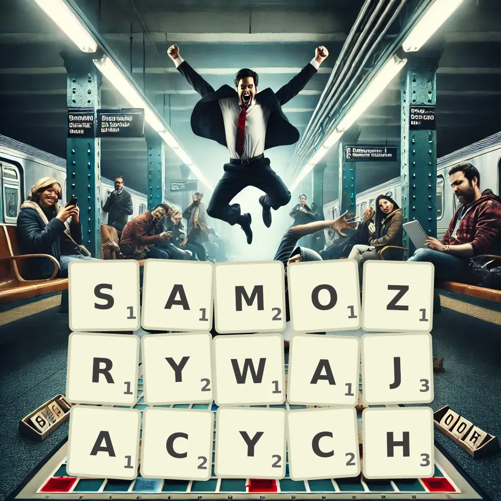 Słowa z liter SAMOZRYWAJĄCYCH