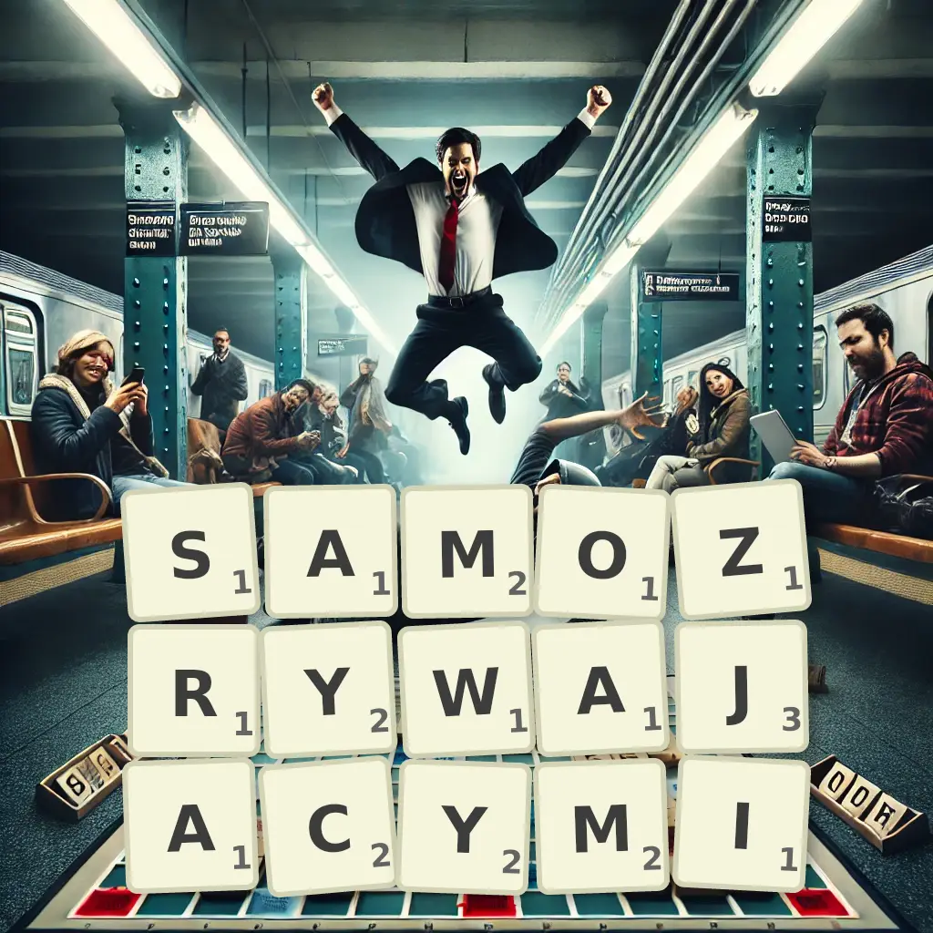 Słowa z liter SAMOZRYWAJĄCYMI