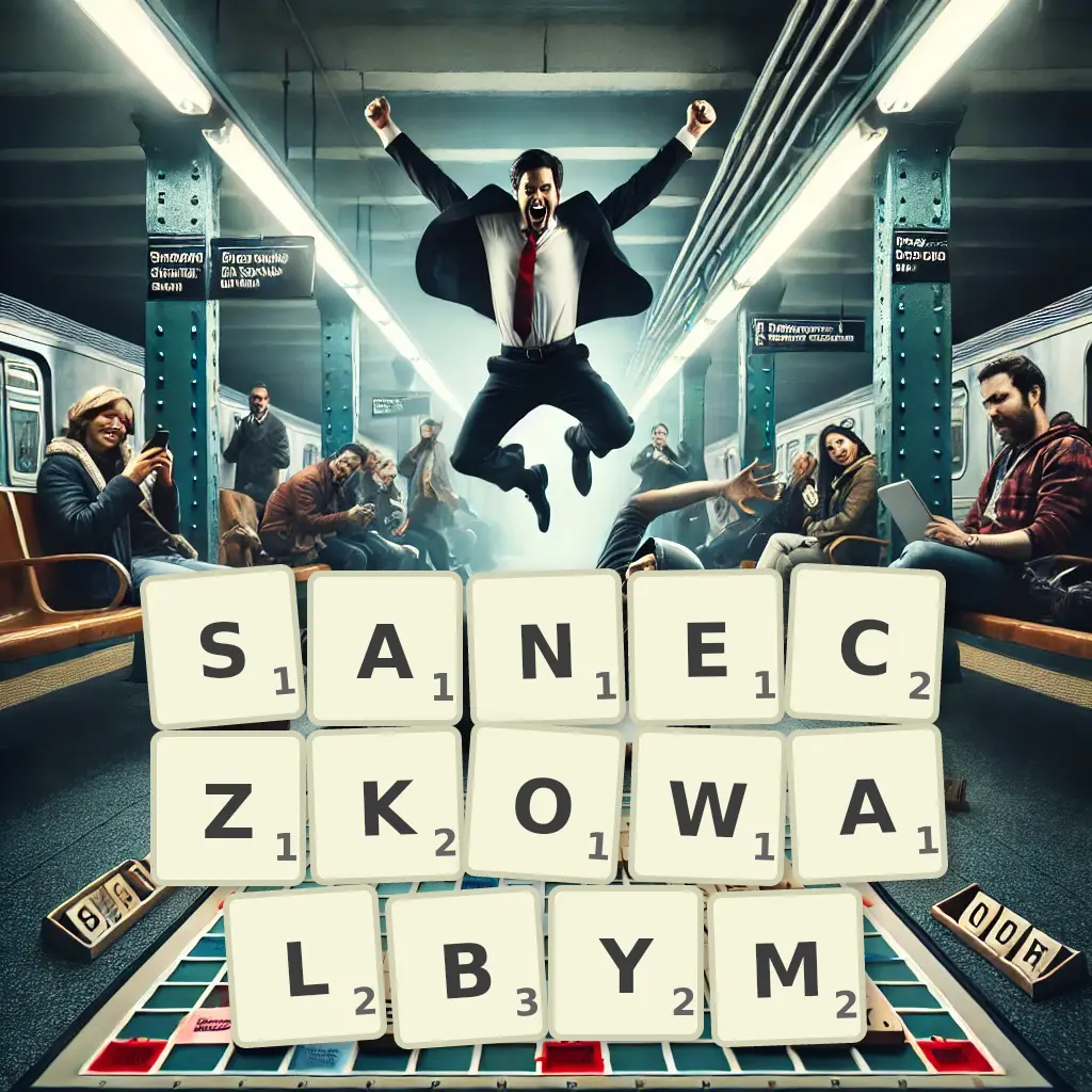 Słowa z liter SANECZKOWAŁBYM